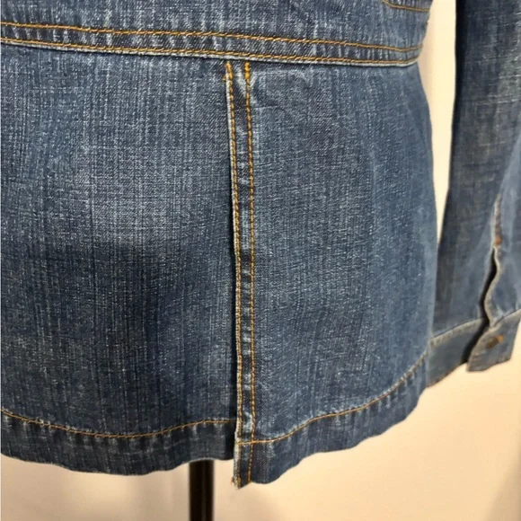 Vintage Eddie Bauer Denim Women’s Chore Jacket Size S - Picture 6 of 11